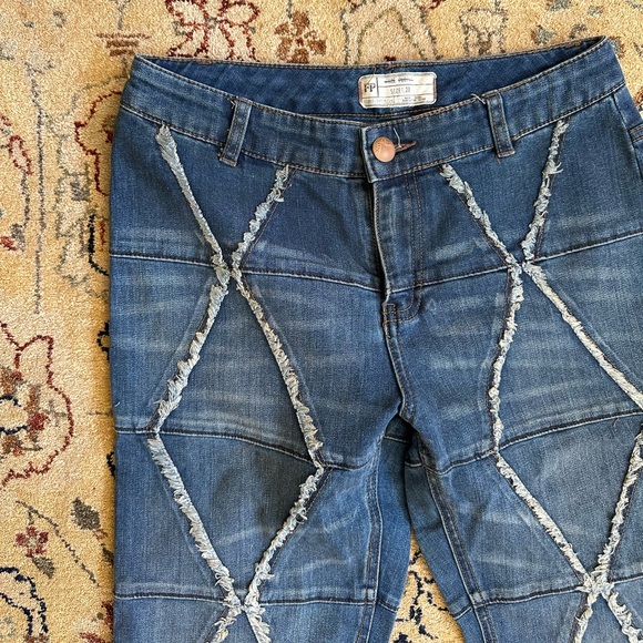 Free People Tyler Pieced Jeans - Picture 7 of 12